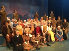 The whole cast after the show