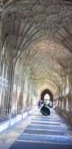 Cloisters at Gloucester cathedral