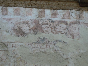 Wall painting in the Ivy Church