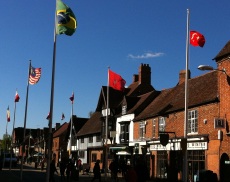 Flags in Rother Street2
