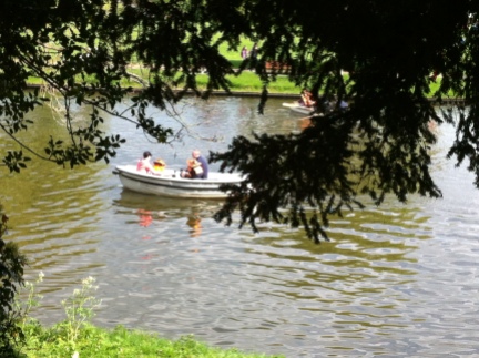 boats on the Avon at Stratford