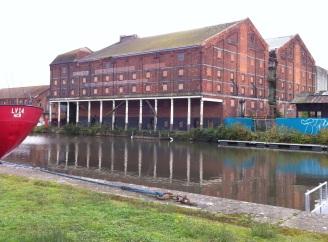 old warehouses at Gloucester Docks